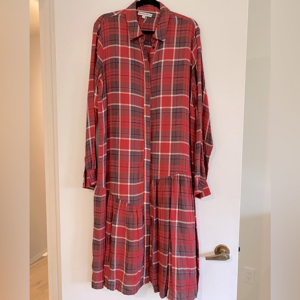 Plaid Midi Dress